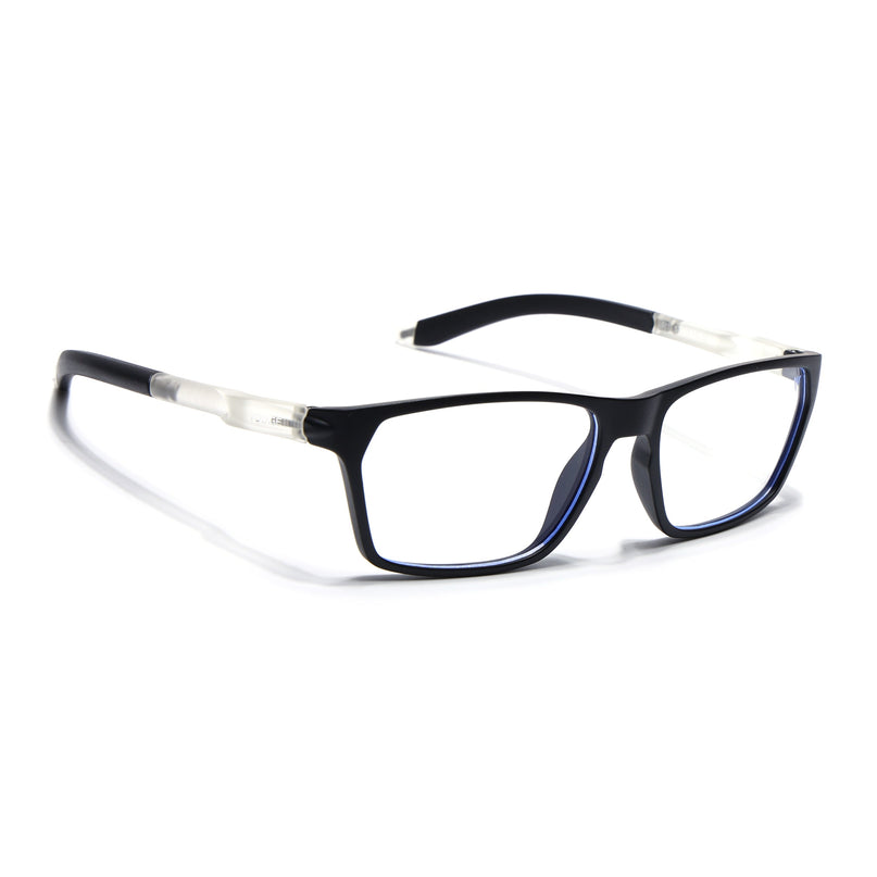 Voyage Active Grey Rectangle Eyeglasses for Men & Women - MG5765-C3