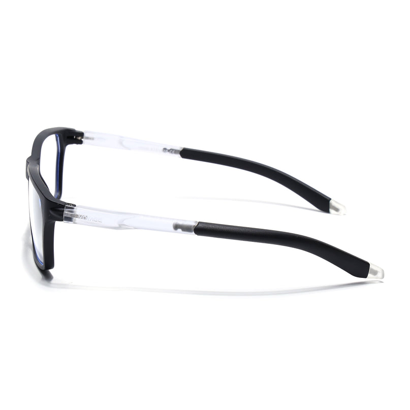 Voyage Active Grey Rectangle Eyeglasses for Men & Women - MG5765-C3