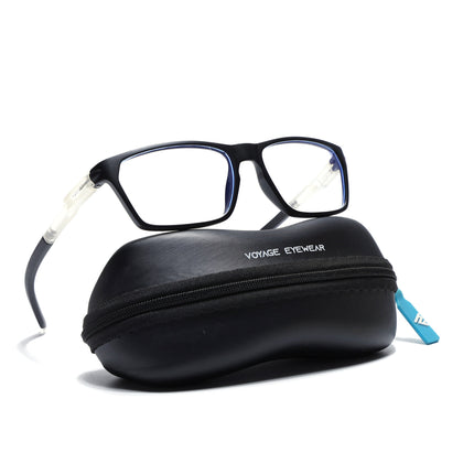 Voyage Active Grey Rectangle Eyeglasses for Men & Women - MG5765-C3
