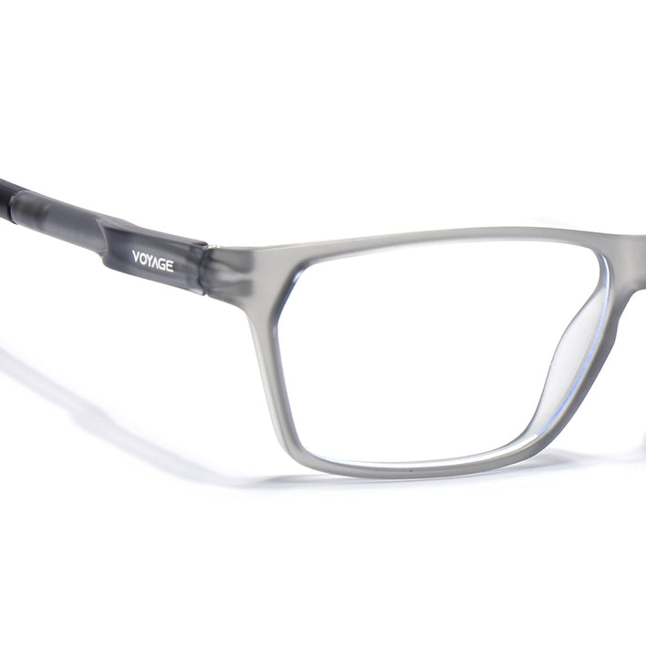 Voyage Active Black Rectangle Eyeglasses for Men & Women - MG5766-C4