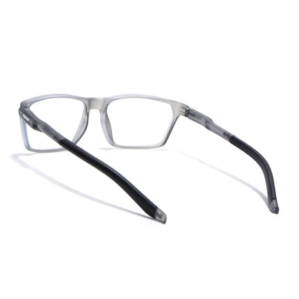 Voyage Active Black Rectangle Eyeglasses for Men & Women - MG5766-C4