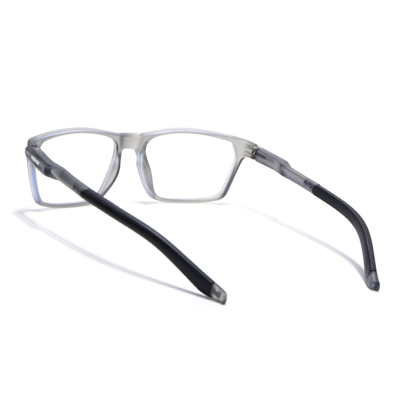 Voyage Active Black Rectangle Eyeglasses for Men & Women - MG5766-C4