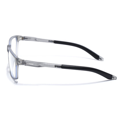Voyage Active Black Rectangle Eyeglasses for Men & Women - MG5766-C4