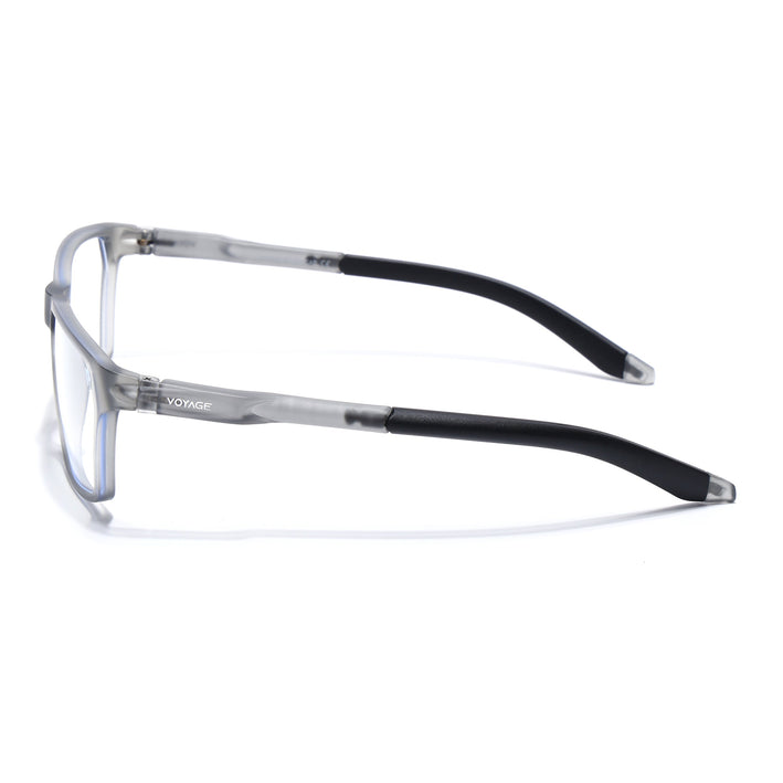 Voyage Active Black Rectangle Eyeglasses for Men & Women - MG5766-C4
