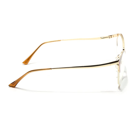 Voyage Glam Golden & Pink Cateye Eyeglasses for Women - MG4417-C4