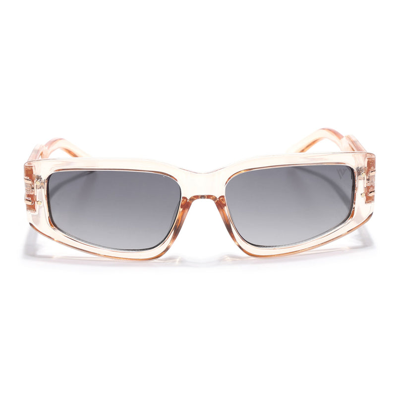 Rectangle Sunglasses (Grey Lens | Brown Frame - MG6706)