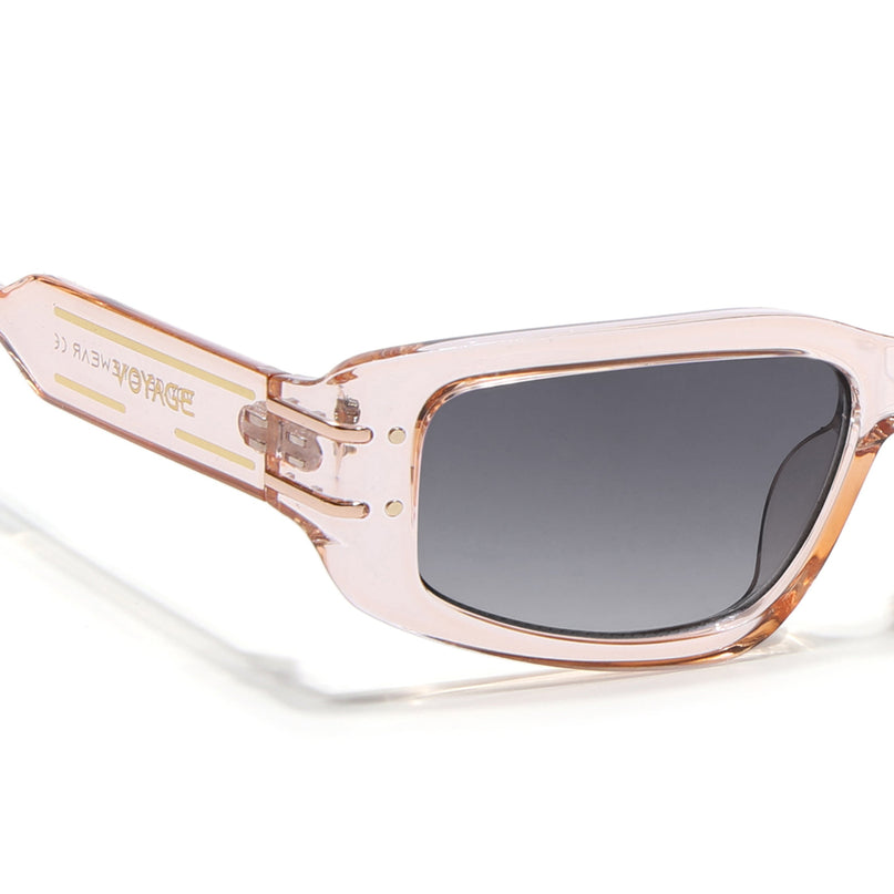 Rectangle Sunglasses (Grey Lens | Brown Frame - MG6706)