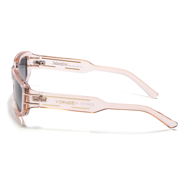 Rectangle Sunglasses (Grey Lens | Brown Frame - MG6706)