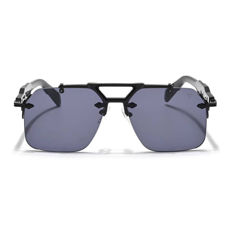 Hawk | Black Wayfarer Sunglasses | Black Frame - MG5876