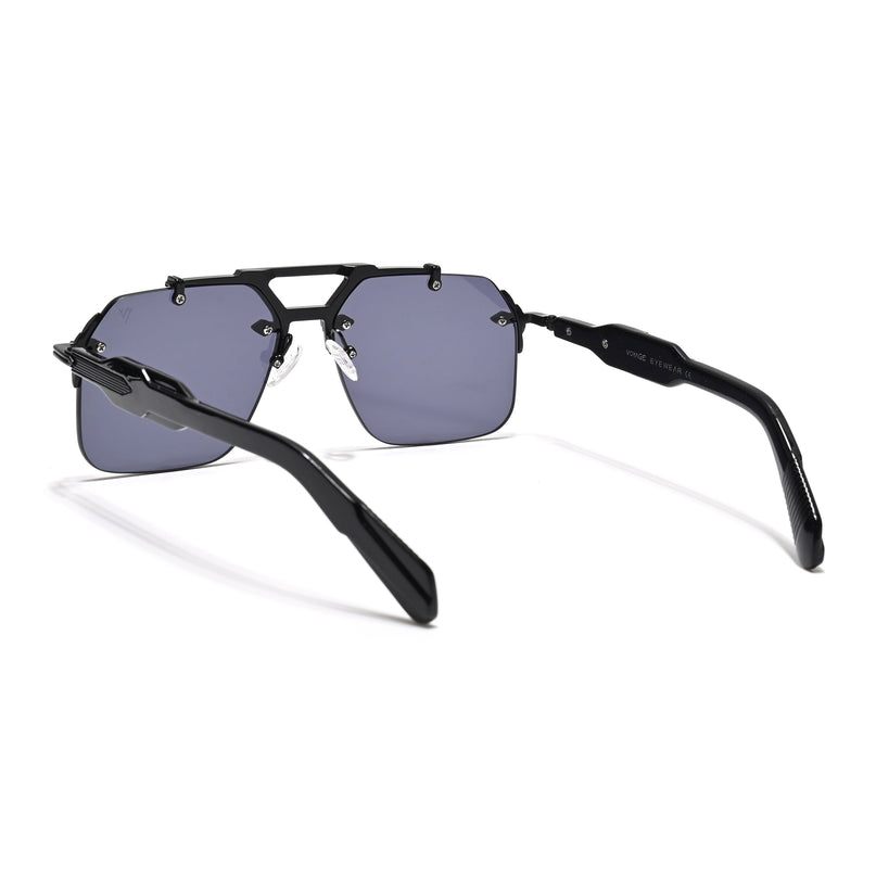 Hawk | Black Wayfarer Sunglasses | Black Frame - MG5876