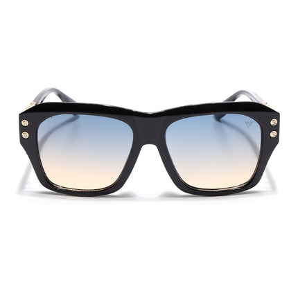Wayfarer Sunglasses (Grey & Brown Lens | Black Frame - MG6699)