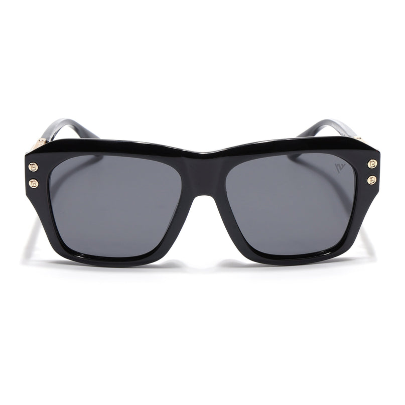 Wayfarer Polarized Sunglasses (Black Lens | Black Frame - PMG6698)