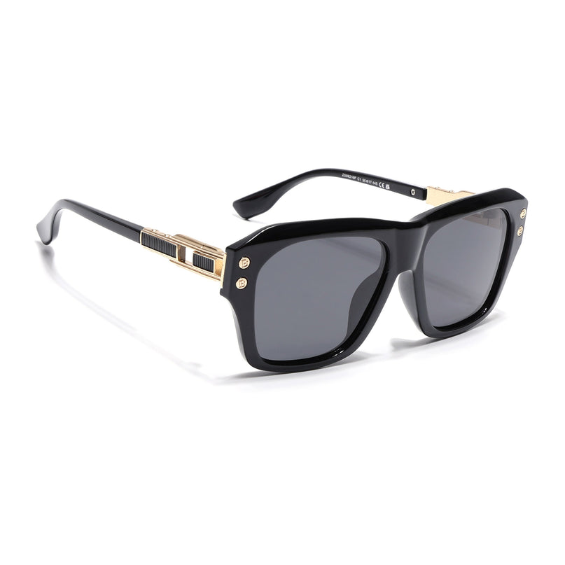Wayfarer Polarized Sunglasses (Black Lens | Black Frame - PMG6698)