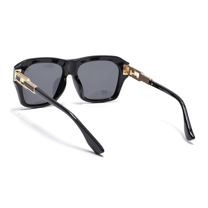 Wayfarer Polarized Sunglasses (Black Lens | Black Frame - PMG6698)