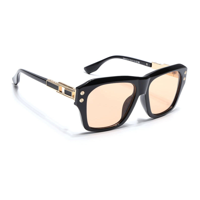 Wayfarer Sunglasses (Brown Lens | Black Frame - MG6700)