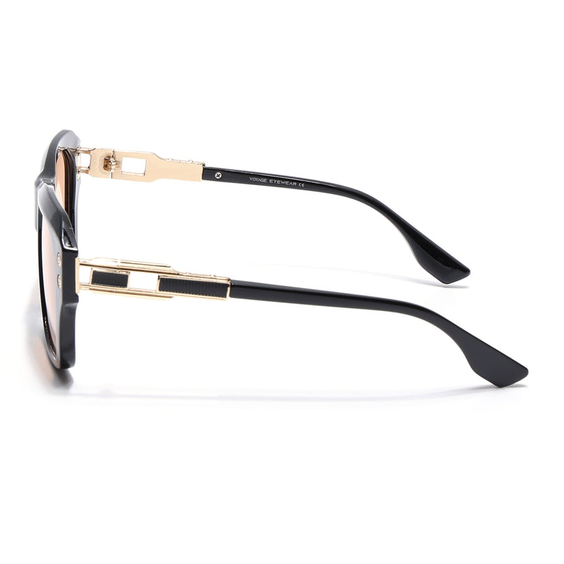 Wayfarer Sunglasses (Brown Lens | Black Frame - MG6700)