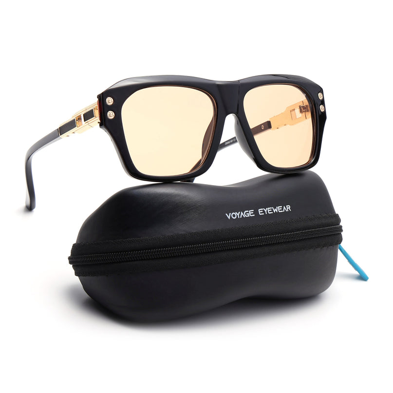 Wayfarer Sunglasses (Brown Lens | Black Frame - MG6700)
