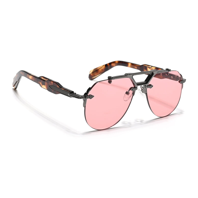 Hawk | Red Aviator Sunglasses | Grey Frame - MG5887