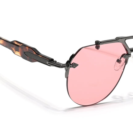 Hawk | Red Aviator Sunglasses | Grey Frame - MG5887