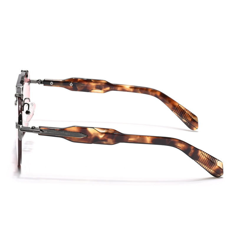 Hawk | Red Aviator Sunglasses | Grey Frame - MG5887