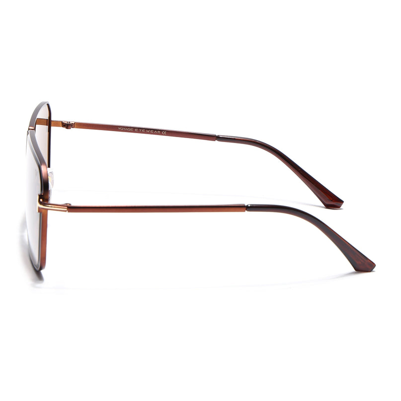 Wayfarer Sunglasses for Men & Women (Brown Lens | Brown Frame - MG7320)