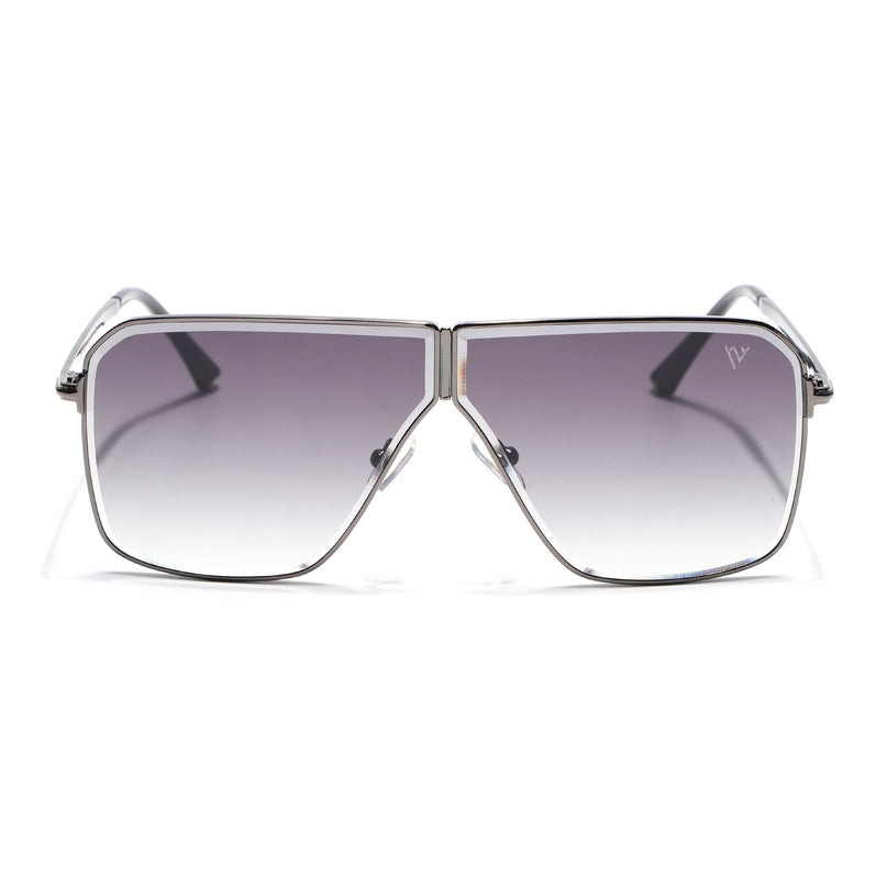 Wayfarer Sunglasses for Men & Women (Olive & Clear Lens | Grey Frame - MG7321)
