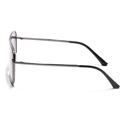 Wayfarer Sunglasses for Men & Women (Olive & Clear Lens | Grey Frame - MG7321)
