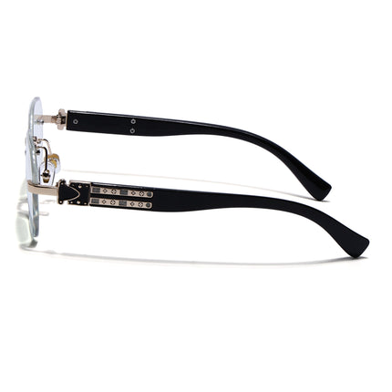 Voyage Golden Rimless Eyeglasses for Men & Women (98524FMG7803)
