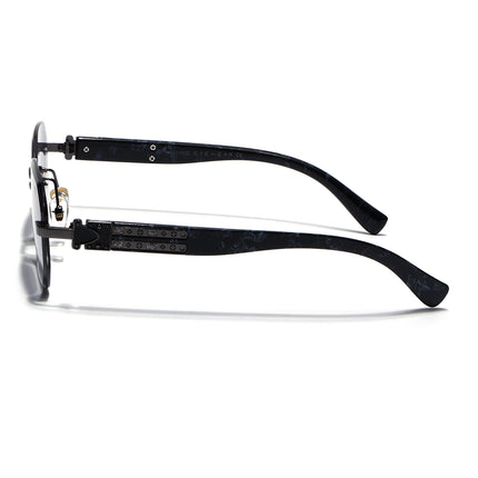 Rimless Sunglasses for Men & Women (Grey & Clear Lens | Grey Frame - MG7797)