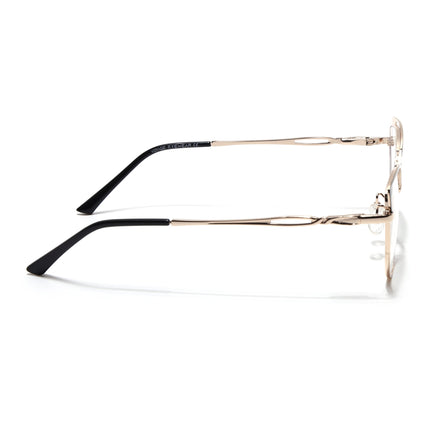 Voyage Glam Black & Golden Cateye Eyeglasses for Women - MG4418-C1