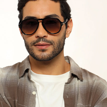 Eyejack Black Aviator Sunglasses for Men & Women (986CL973)