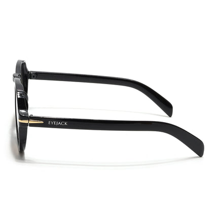Eyejack Black Aviator Sunglasses for Men & Women (986CL973)