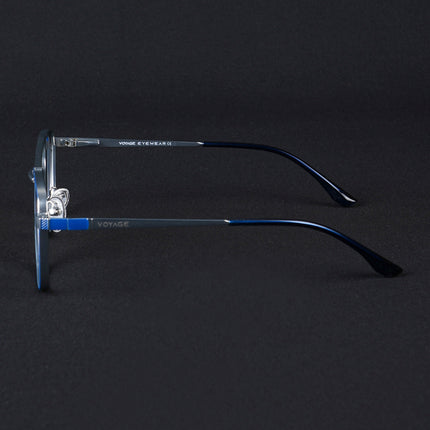 Voyage Silverline Blue & Matt Silver Wayfarer Eyeglasses for Men & Women - MG5448-C2