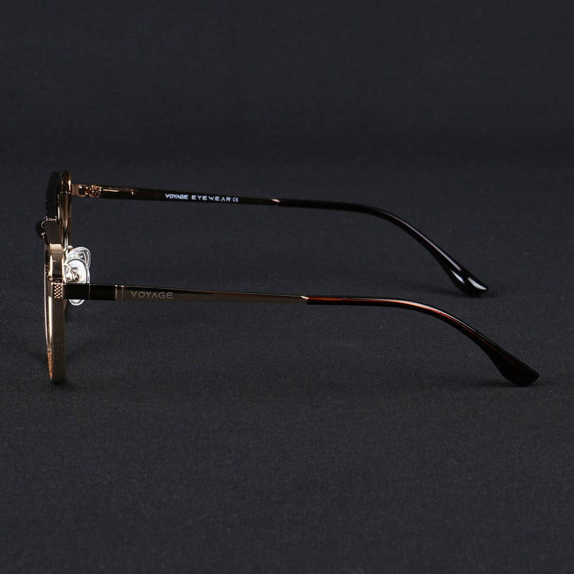 Voyage Silverline Golden Wayfarer Eyeglasses for Men & Women - MG5449-C3