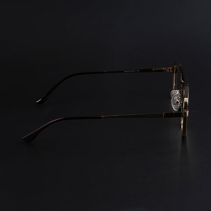 Voyage Silverline Golden Wayfarer Eyeglasses for Men & Women - MG5456-C3