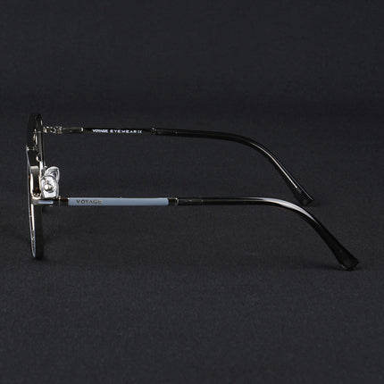 Voyage Silverline Silver & Grey Wayfarer Eyeglasses for Men & Women - MG5464-C4