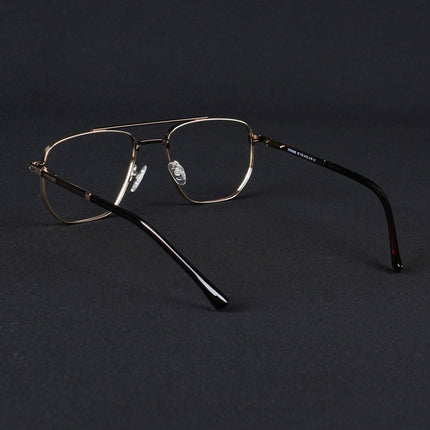 Voyage Silverline Golden Wayfarer Eyeglasses for Men & Women - MG5467-C7