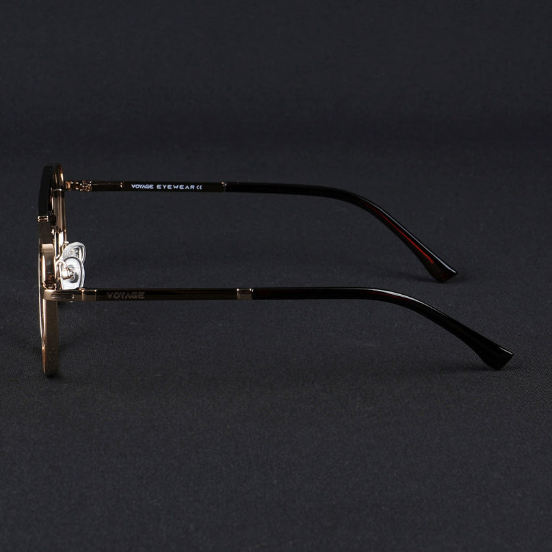 Voyage Silverline Golden Wayfarer Eyeglasses for Men & Women - MG5467-C7