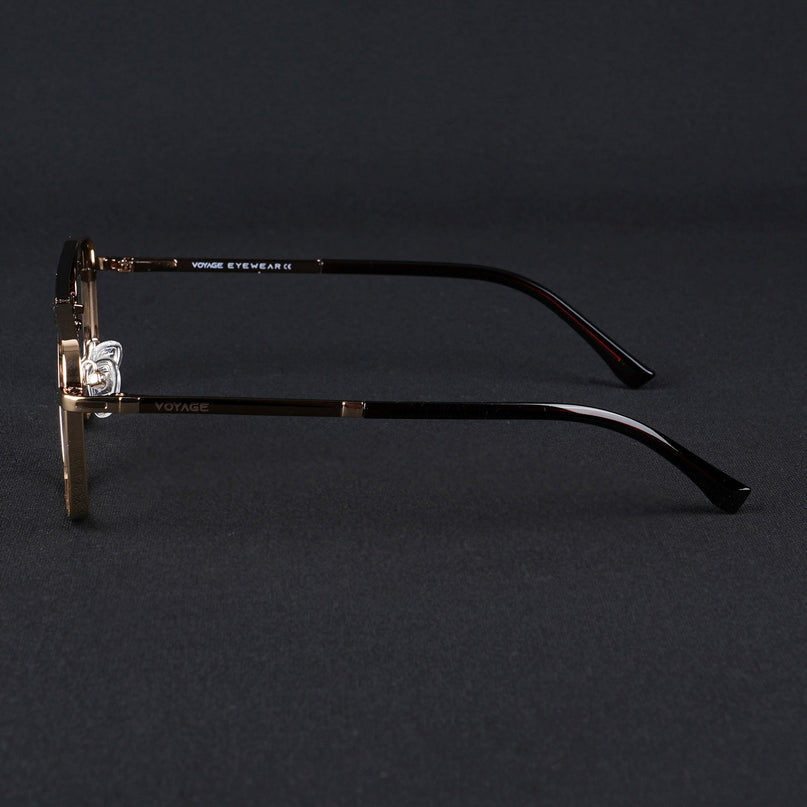 Voyage Silverline Golden Wayfarer Eyeglasses for Men & Women - MG5470-C3