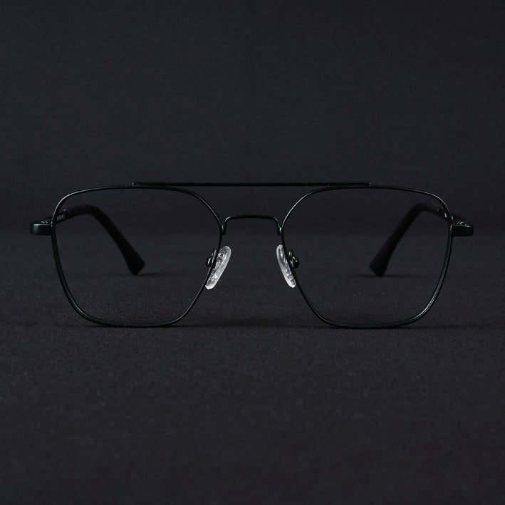 Voyage Silverline Green Wayfarer Eyeglasses for Men & Women - MG5476-C2