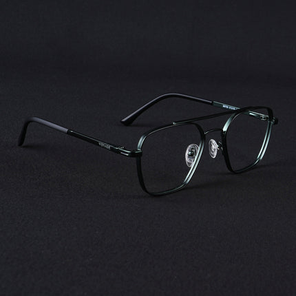 Voyage Silverline Green Wayfarer Eyeglasses for Men & Women - MG5476-C2