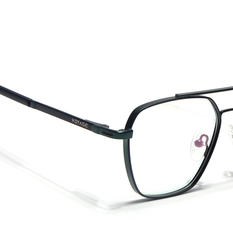 Voyage Silverline Green Wayfarer Eyeglasses for Men & Women - MG5476-C2