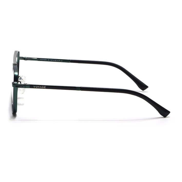 Voyage Silverline Green Wayfarer Eyeglasses for Men & Women - MG5476-C2
