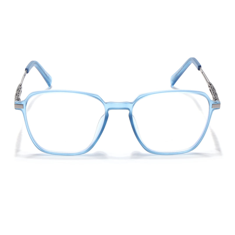 Blue Square Eyeglasses for Men & Women (99001FMG6811-C4)