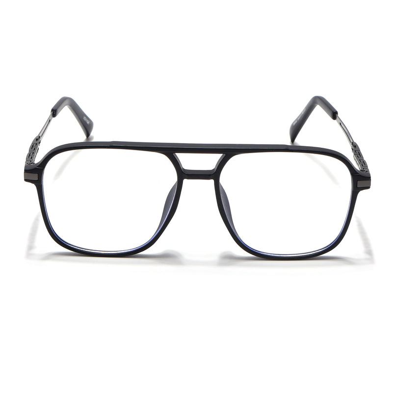 Black Wayfarer Eyeglasses for Men & Women (99002FMG6814-C1)