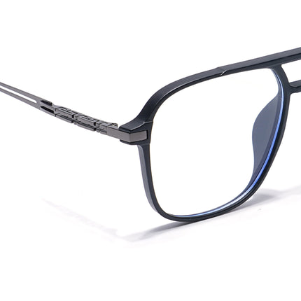 Black Wayferer Eyeglasses for Men & Women (99002FMG6814-C1)