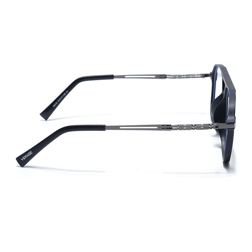 Black Wayfarer Eyeglasses for Men & Women (99002FMG6814-C1)