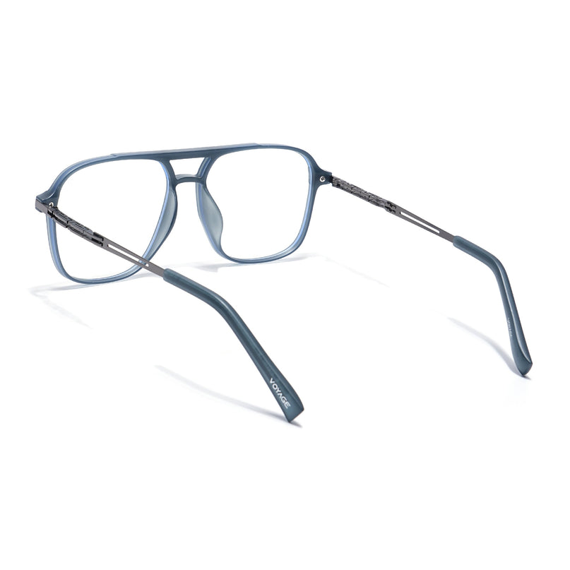 Grey Wayfarer Eyeglasses for Men & Women (99002FMG6815-C2)