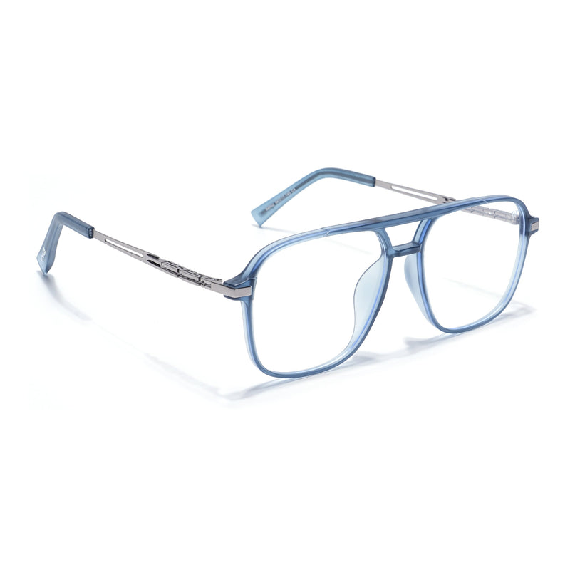 Grey Wayfarer Eyeglasses for Men & Women (99002FMG6816-C3)