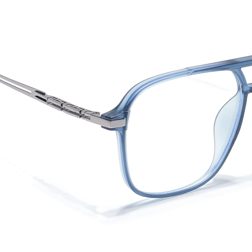 Grey Wayfarer Eyeglasses for Men & Women (99002FMG6816-C3)